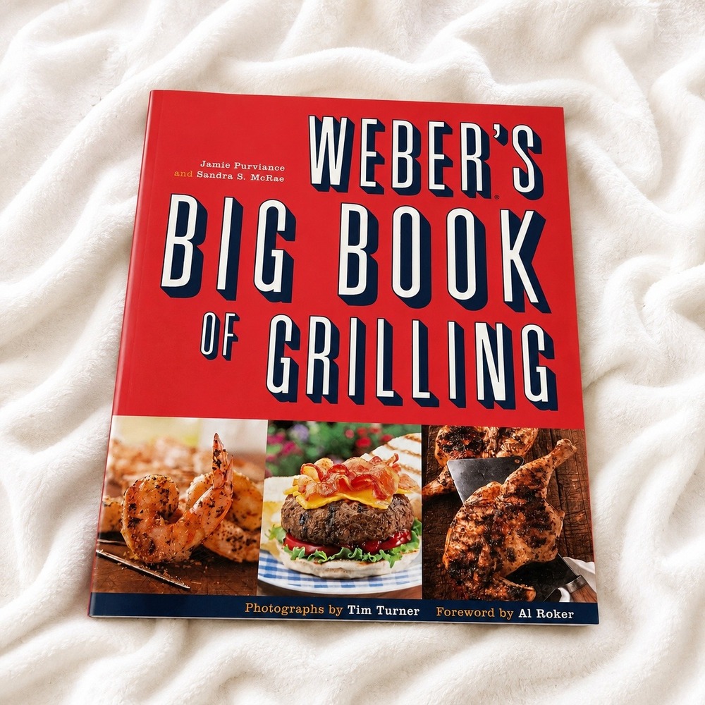 Weber Big Book of Grilling Cookbook 350+ BBQ Recipes Burgers Steak Fish‎ Chicken